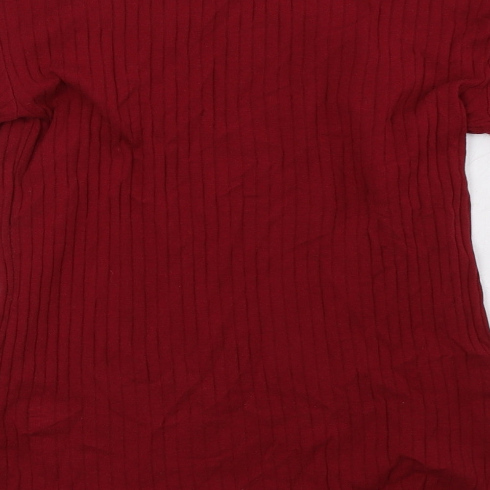 Dorothy Perkins Womens Red Pullover Sweatshirt Size 12
