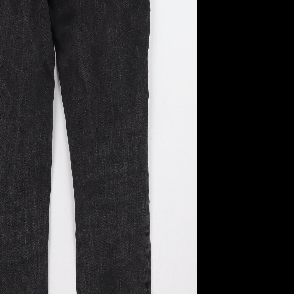 Marks & Spencer Womens Black Straight Jeans Size 8 L30 in