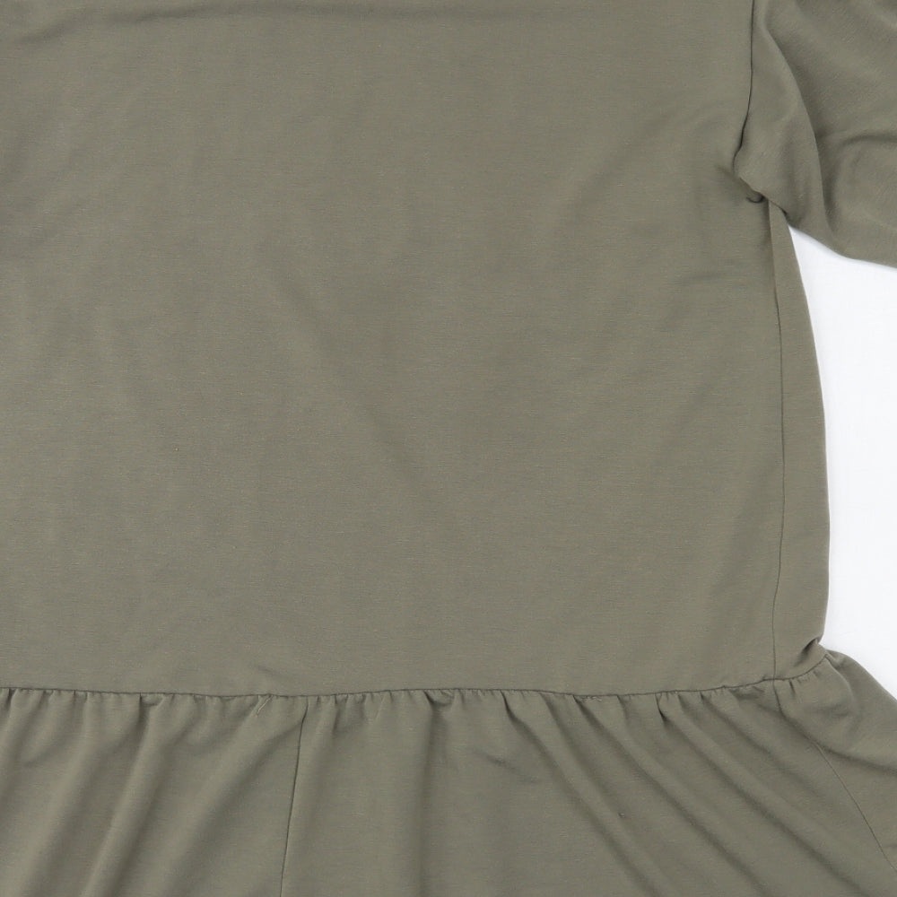 George Womens Green A-Line Size M