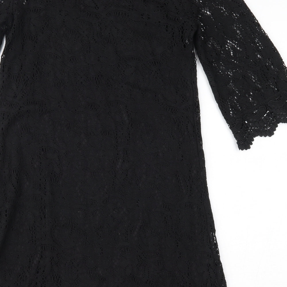 H&M Womens Black A-Line Size 6
