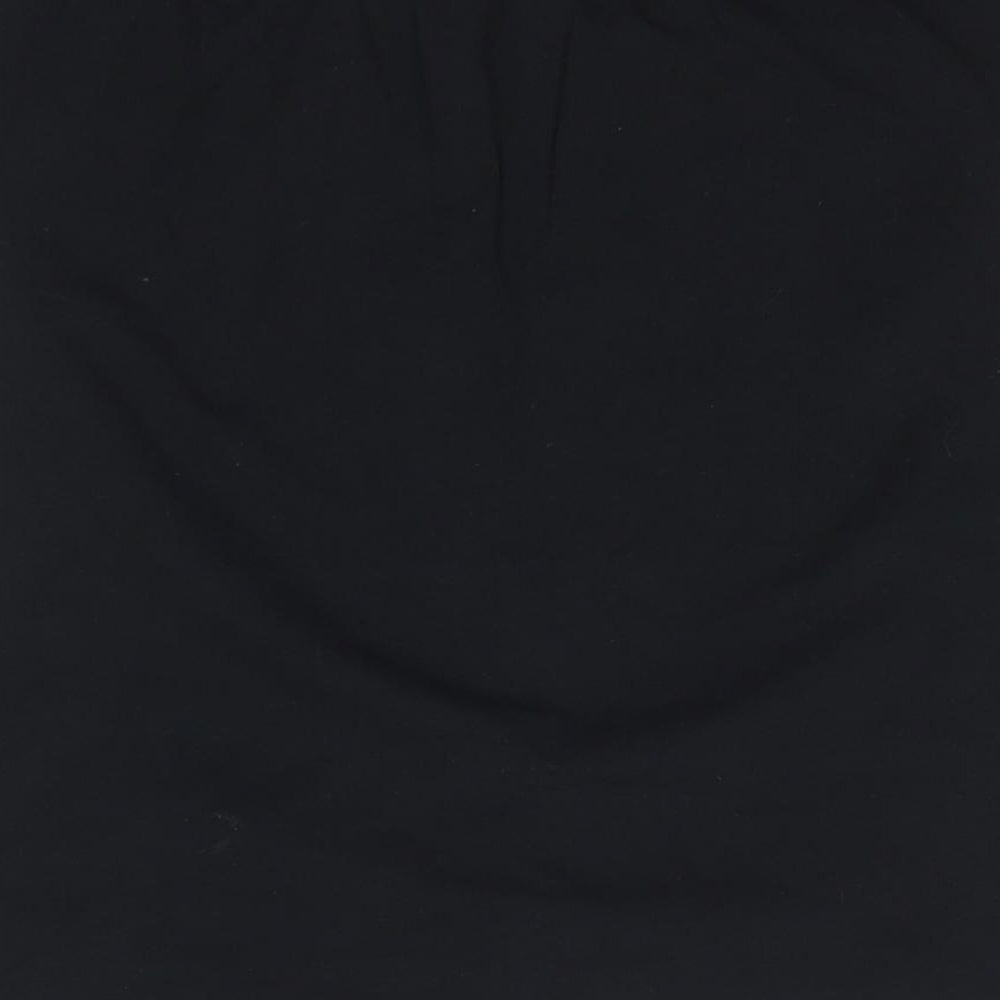 South Womens Black Basic Blouse Size 10