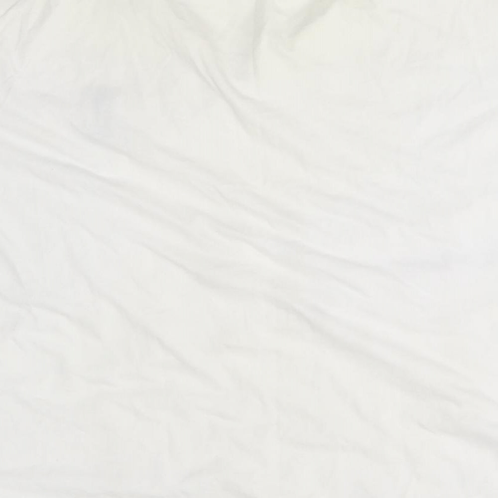 EWM Womens White Basic T-Shirt Size XL