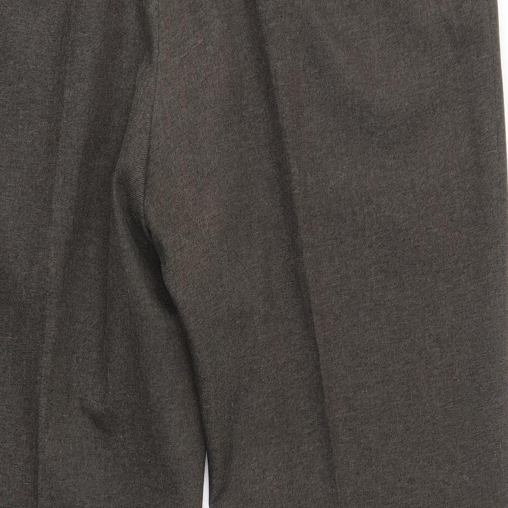 Marks & Spencer Womens Grey Trousers Size 40 L29 in