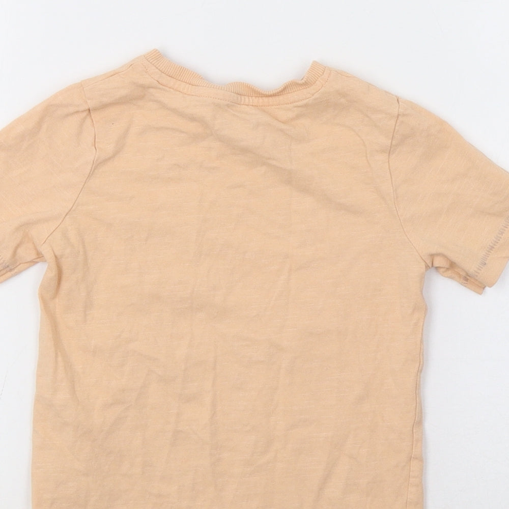 TU Girls Beige Basic T-Shirt Size 2-3 Years