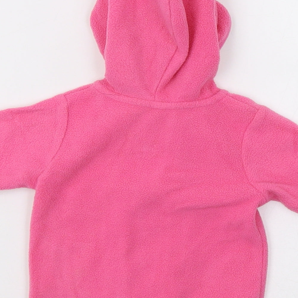 George Baby Pink Full Zip Jumper Size 0-3 Months