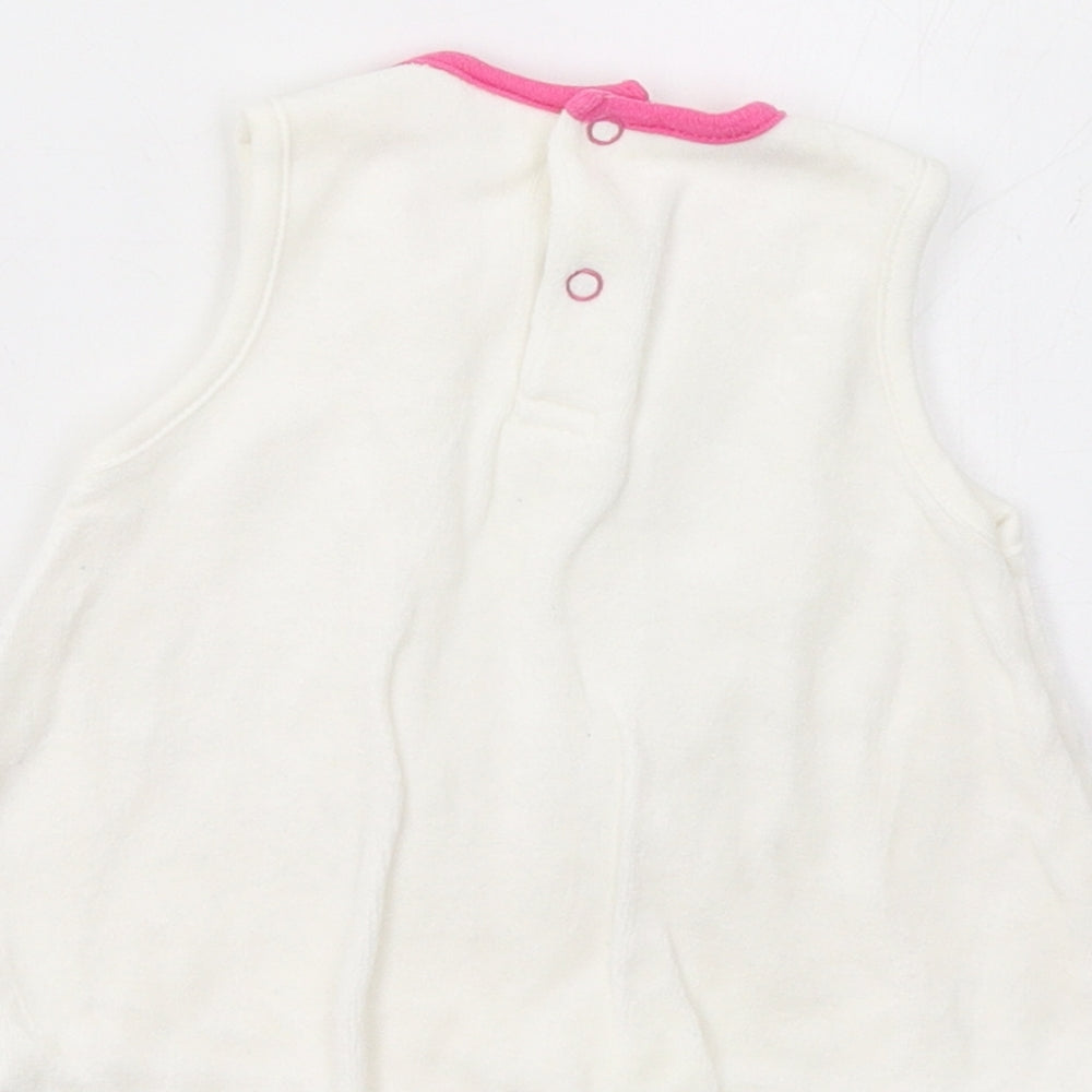 Cutey Couture Baby White Tunic Blouse Size 3-6 Months
