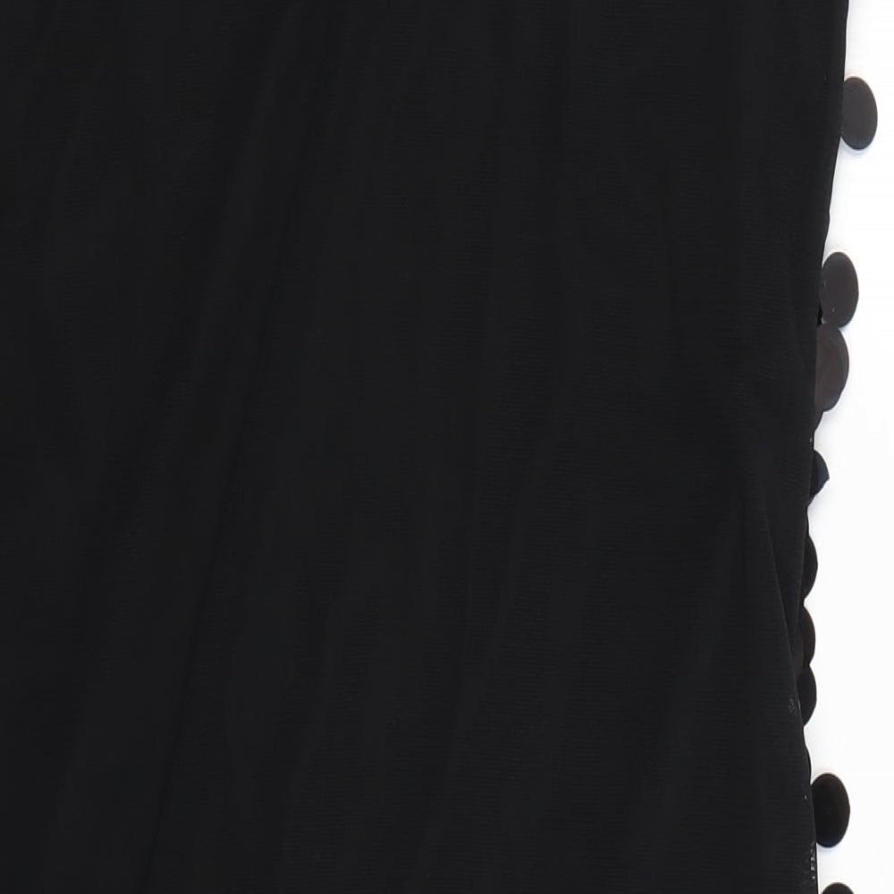 Pussycat London Womens Black Mini Size M