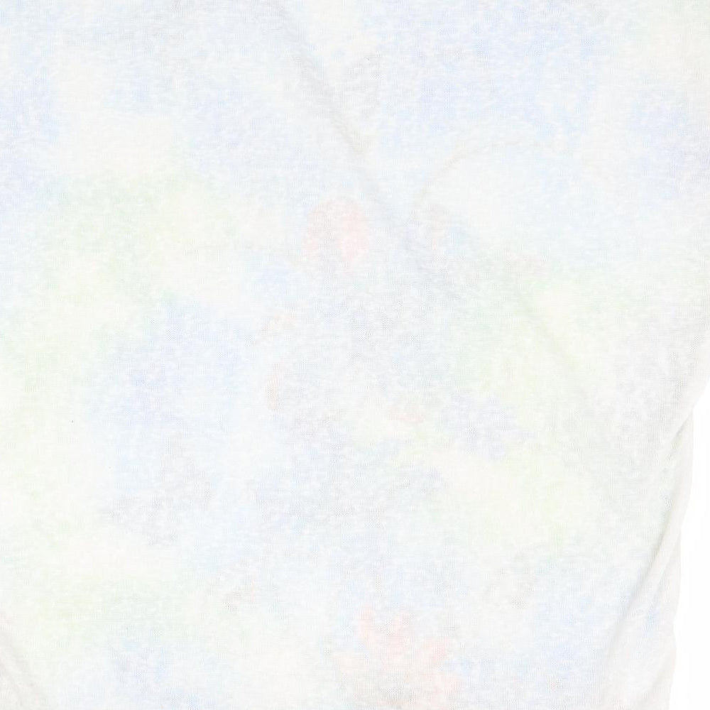 Izabel LONDON Womens Multicoloured Basic T-Shirt Size 10
