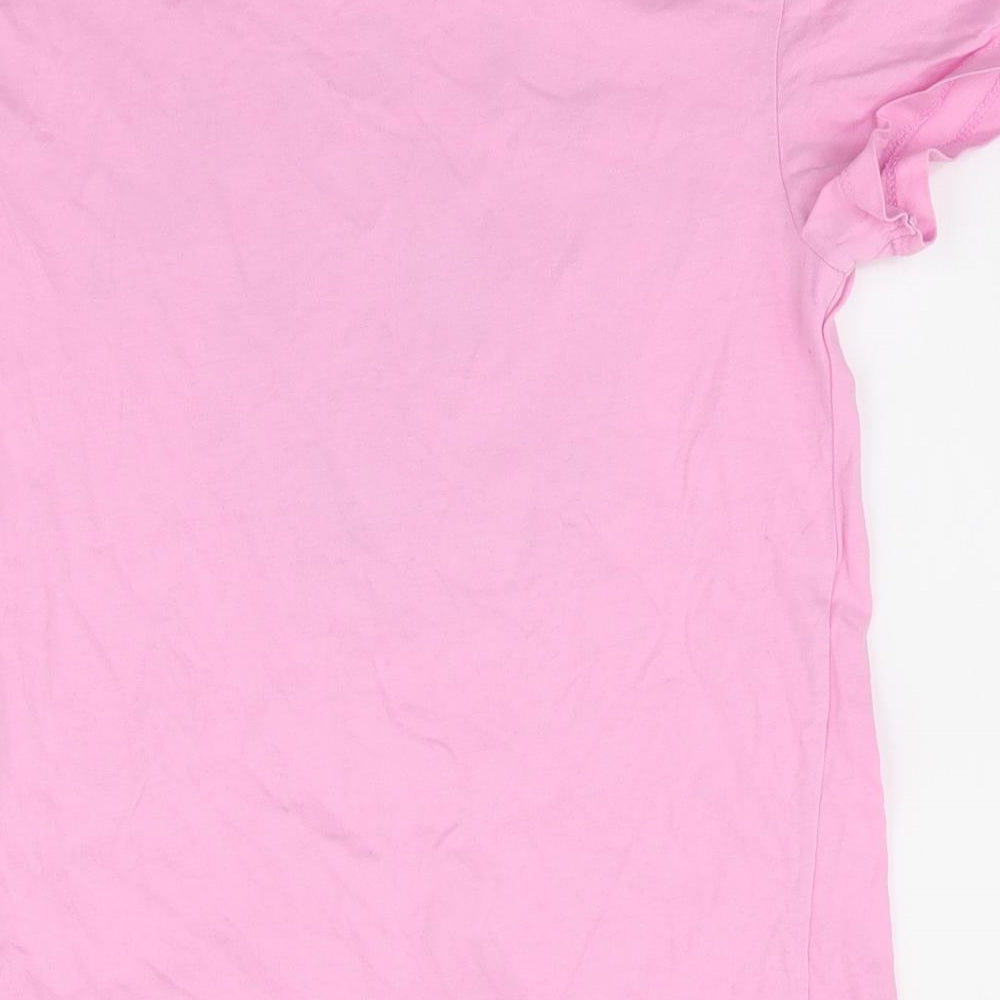 H&M Girls Pink Basic Polo Size 8-9 Years