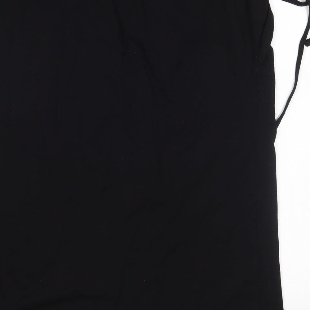 Emreco Womens Black Basic T-Shirt Size 14