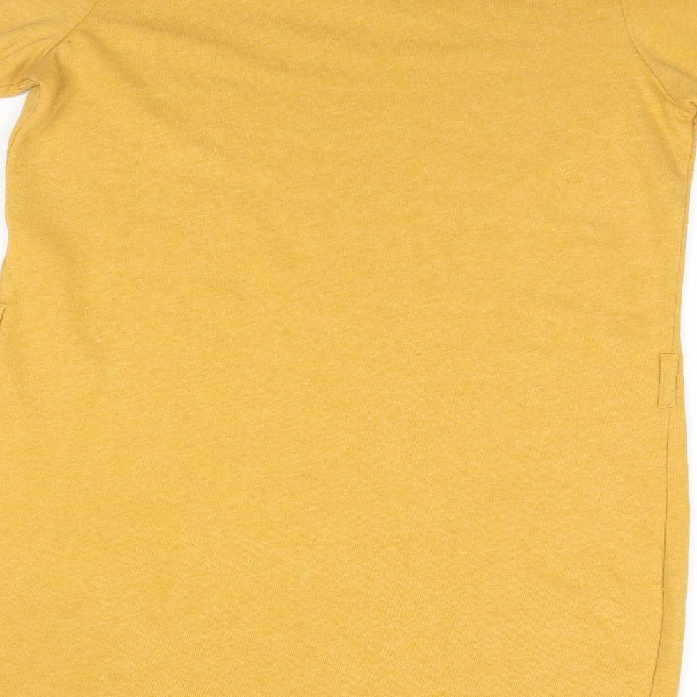 Only Womens Gold Basic T-Shirt Size M