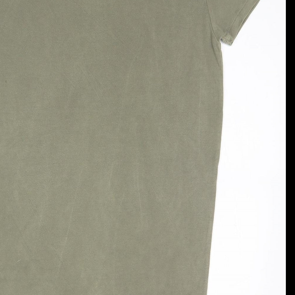 PRETTYLITTLETHING Womens Brown Basic T-Shirt Size 8