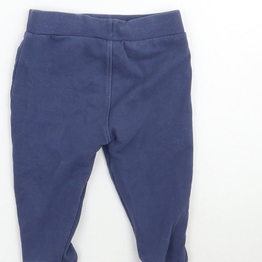 Marks & Spencer Baby Blue Jogger Trousers Size 9-12 Months