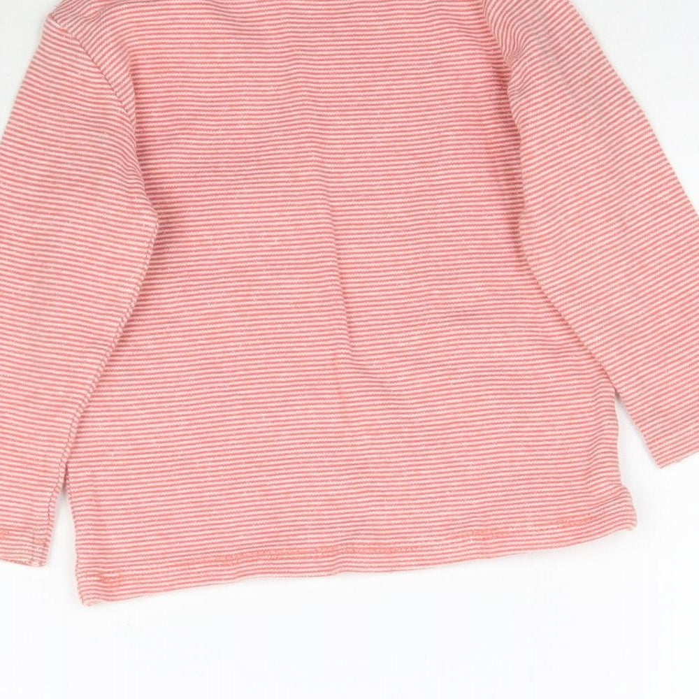 Lupilu Baby Orange Striped Basic T-Shirt Size 18-24 Months - Coral