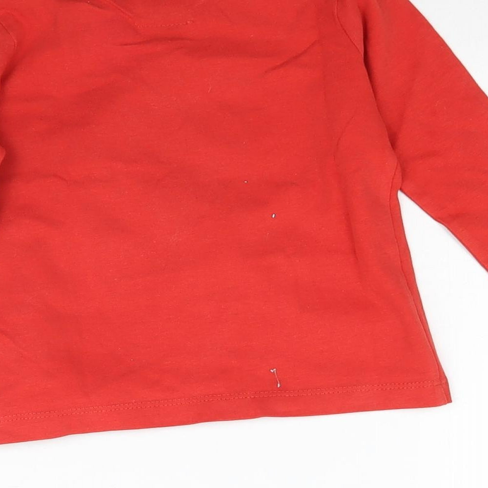George Baby Red Basic T-Shirt Size 18-24 Months - Christmas present