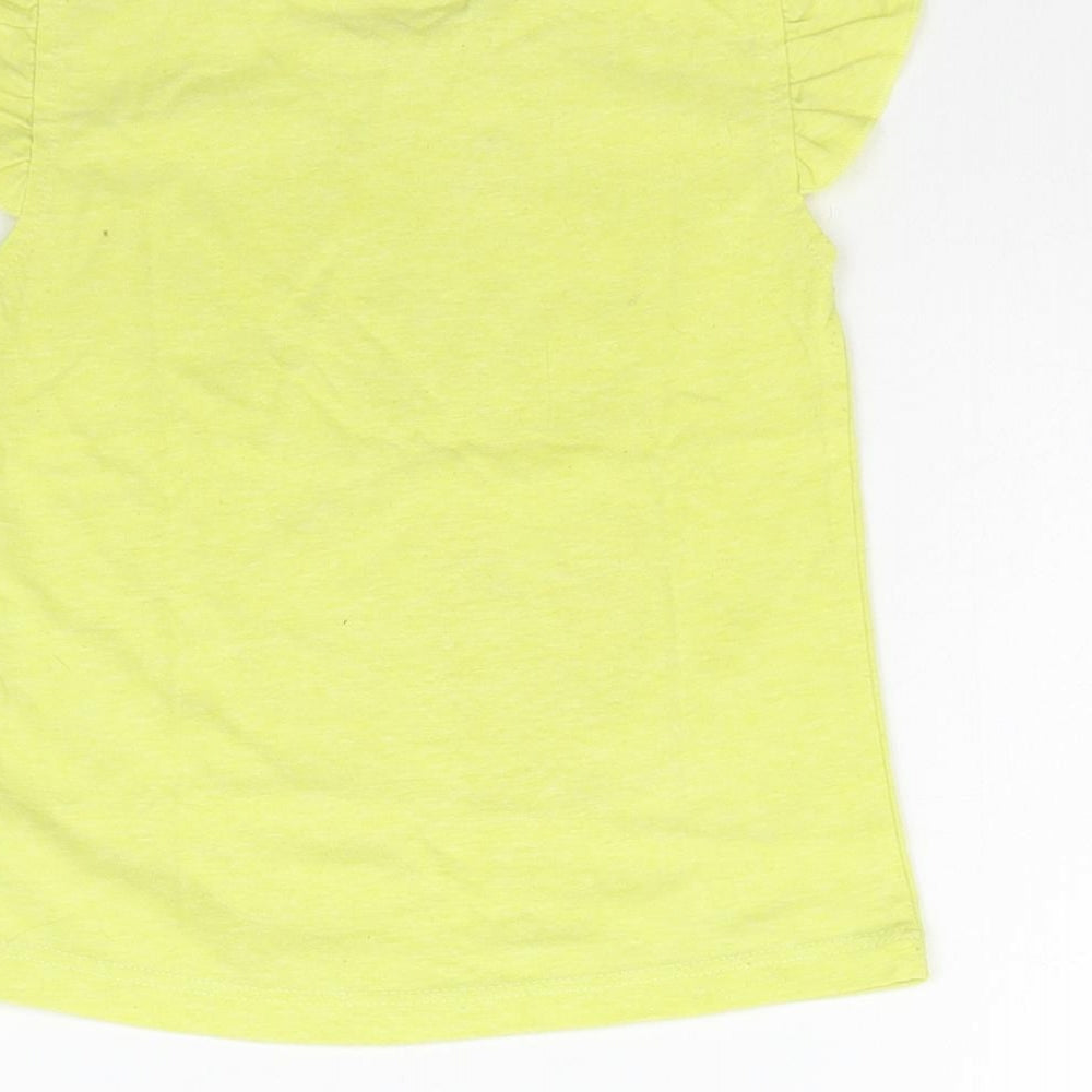 M&Co Girls Green Basic T-Shirt Size 18-24 Months - Love