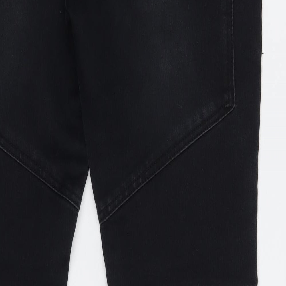 Preworn Womens Black Skinny Jeans Size 28 L31 in