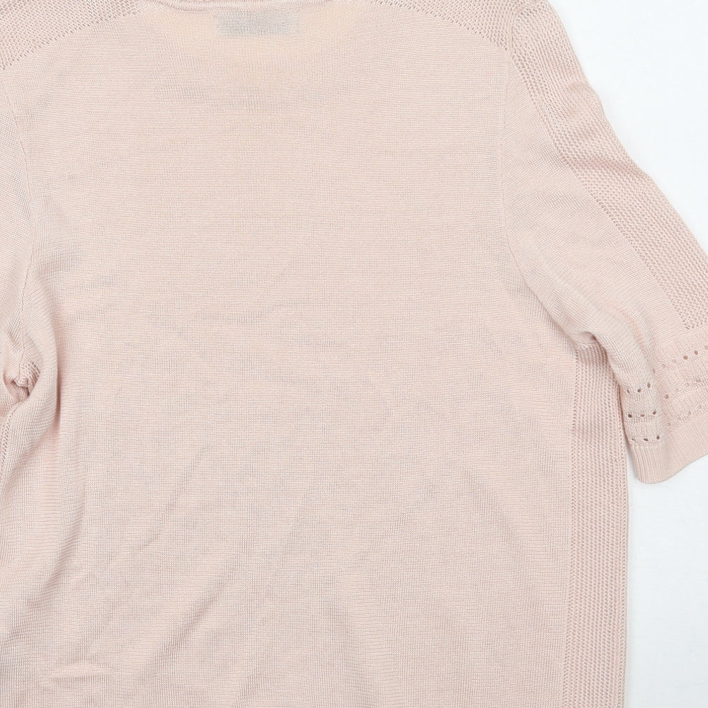 Per Una Womens Pink Pullover Jumper Size 12