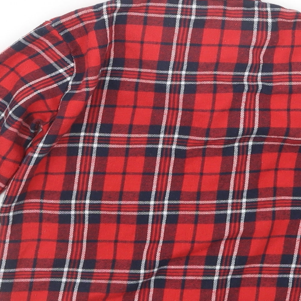 In the Style Girls Red Check Basic Button-Up Size 4 Years