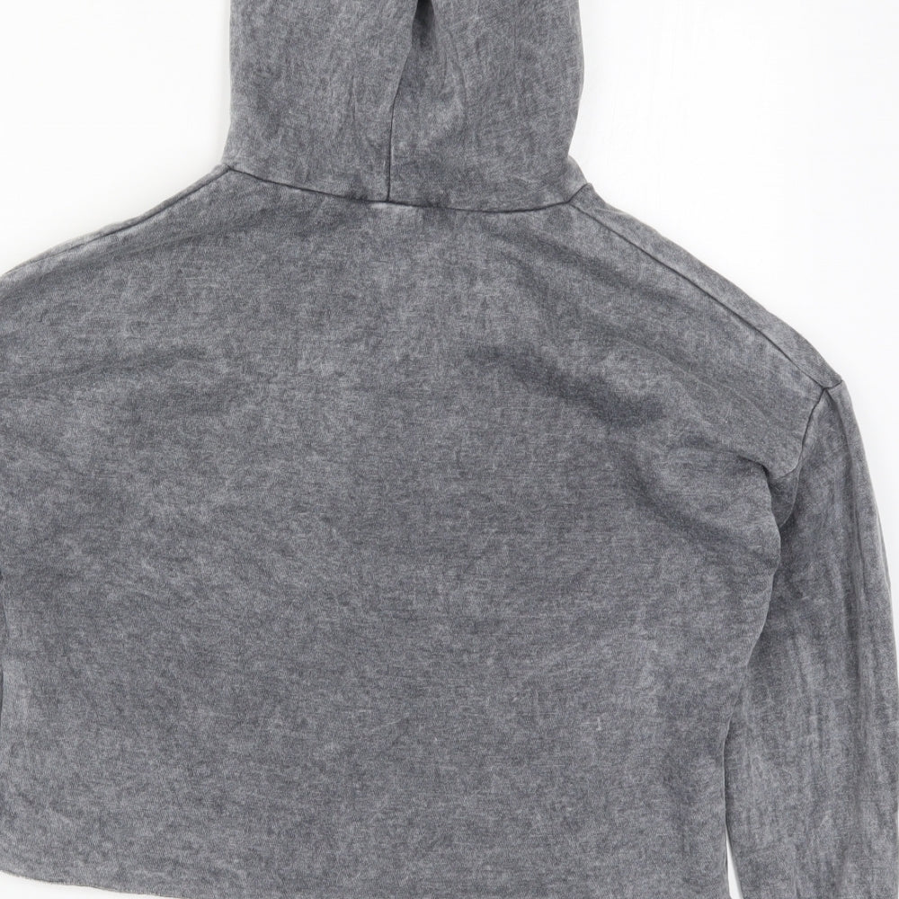New Look Girls Grey Pullover Hoodie Size 12-13 Years - Kind is Cool