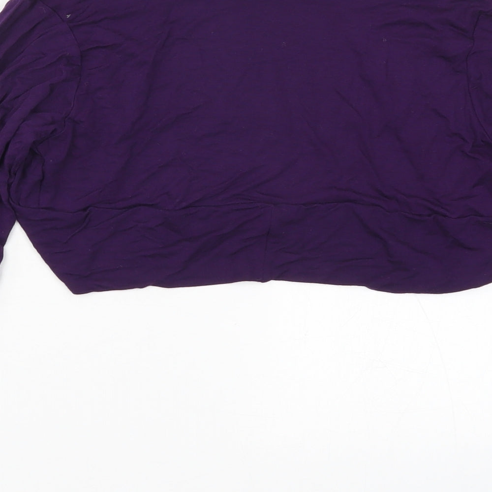 Body2Body Womens Purple Cardigan Jumper Size 8