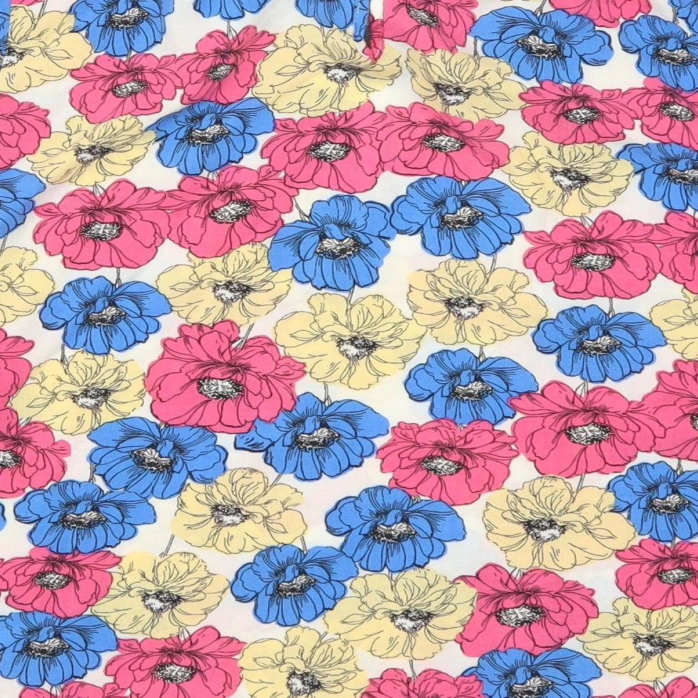 Atmosphere Womens Multicoloured Floral Basic T-Shirt Size 14