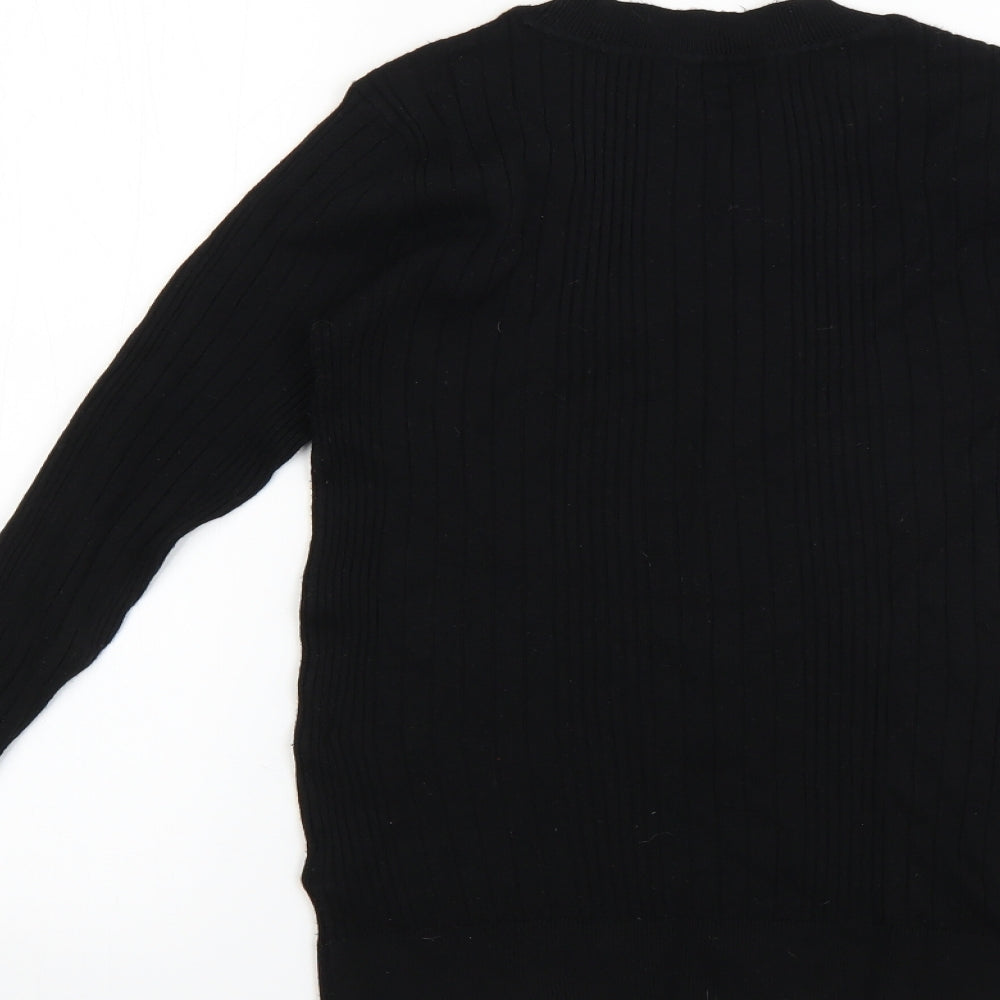 New Look Womens Black Pullover Jumper Size 12