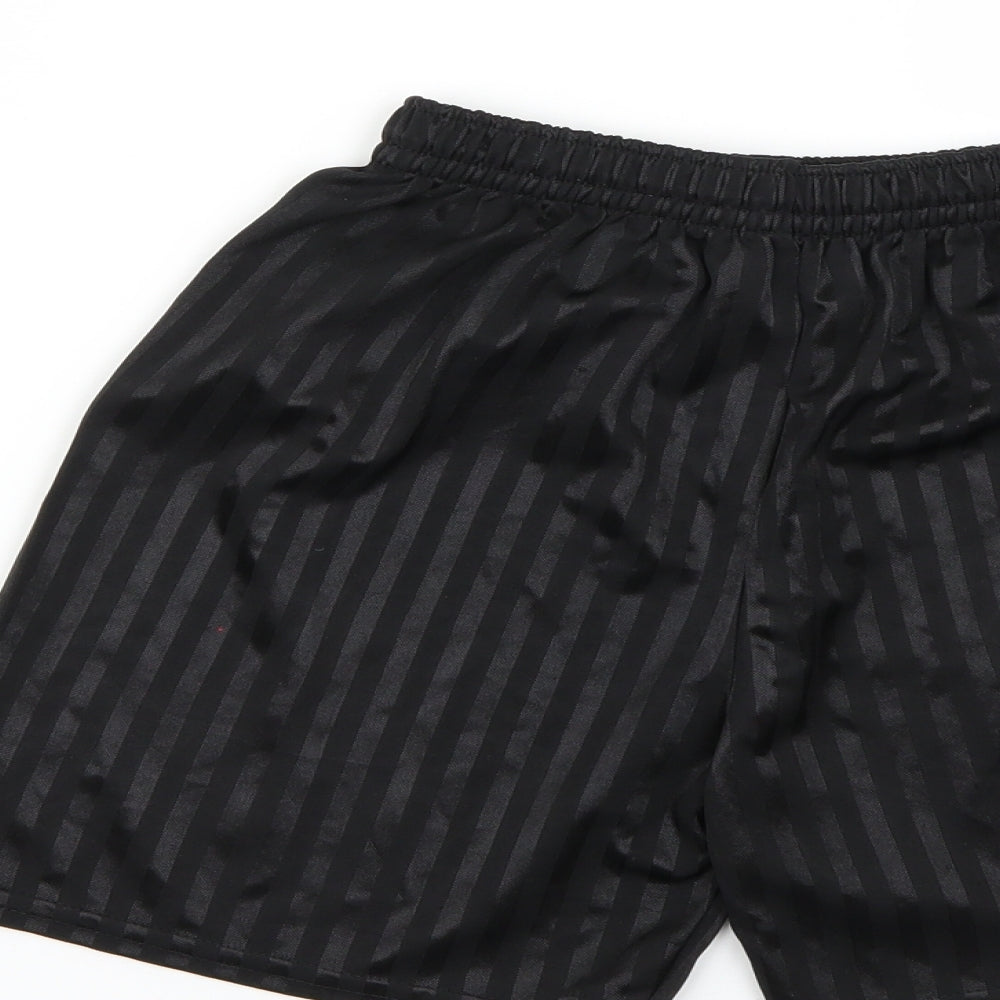 Preworn Boys Black Sweat Shorts Size 11-12 Years