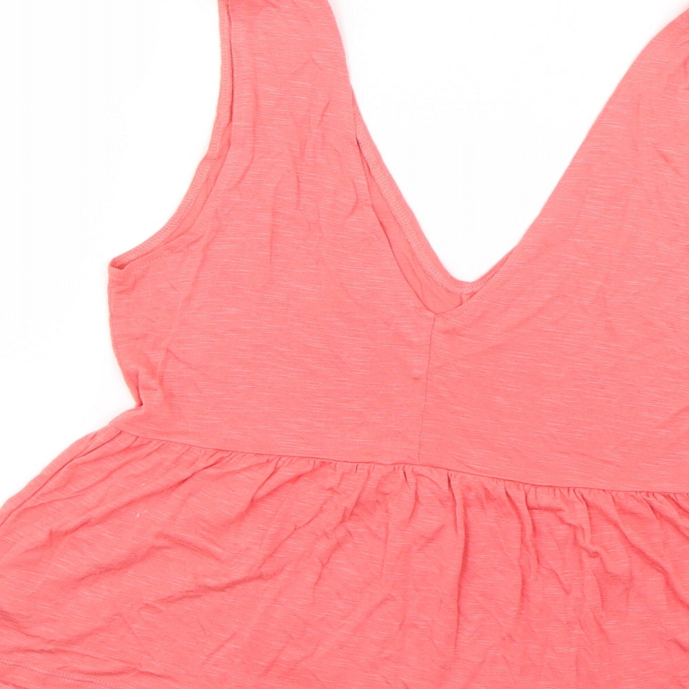 Primark Womens Orange Basic T-Shirt Size 10