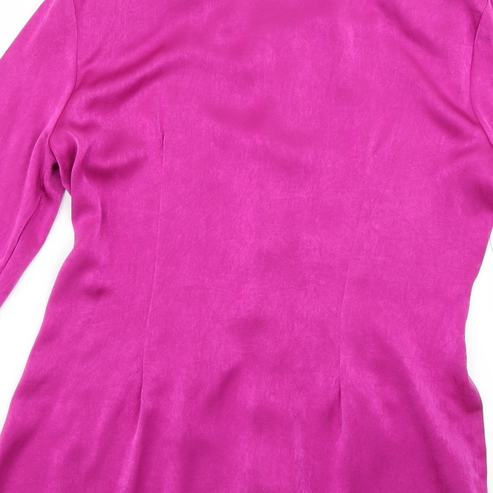 Gina Womens Purple Jacket Size 14