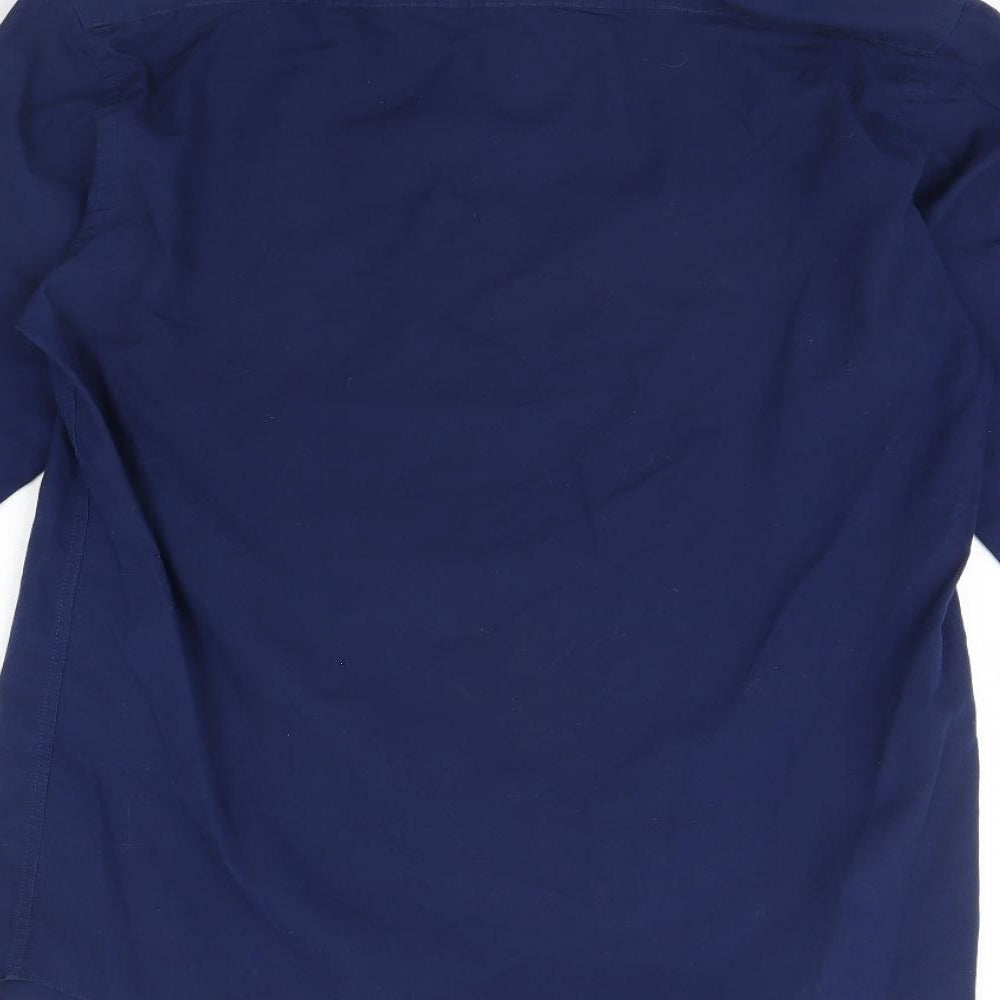 Taylor & Wright Mens Blue Dress Shirt Size 15