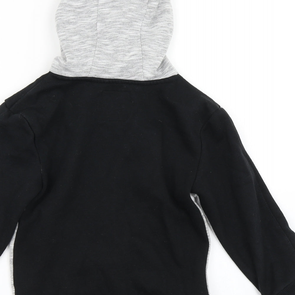 V Boys Grey Colourblock Track Jacket Jacket Size 6 Years