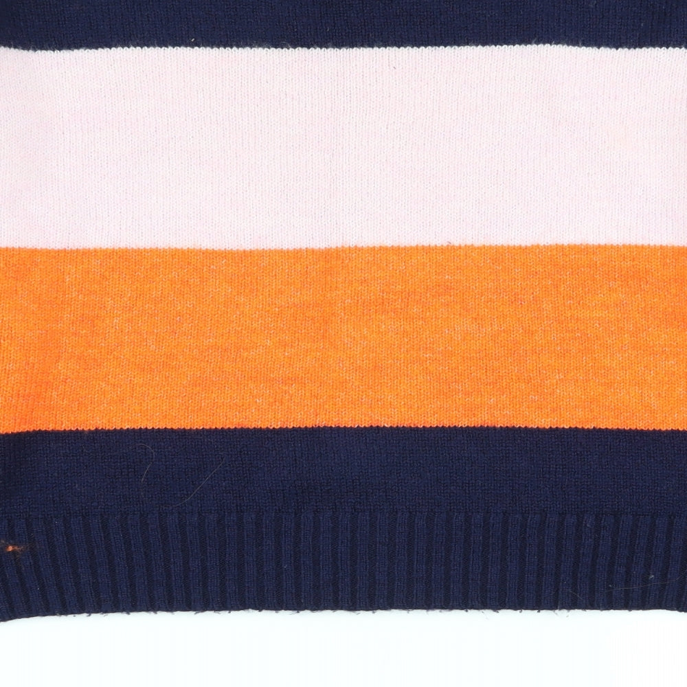 New Look Womens Multicoloured Striped Pullover Jumper Size M
