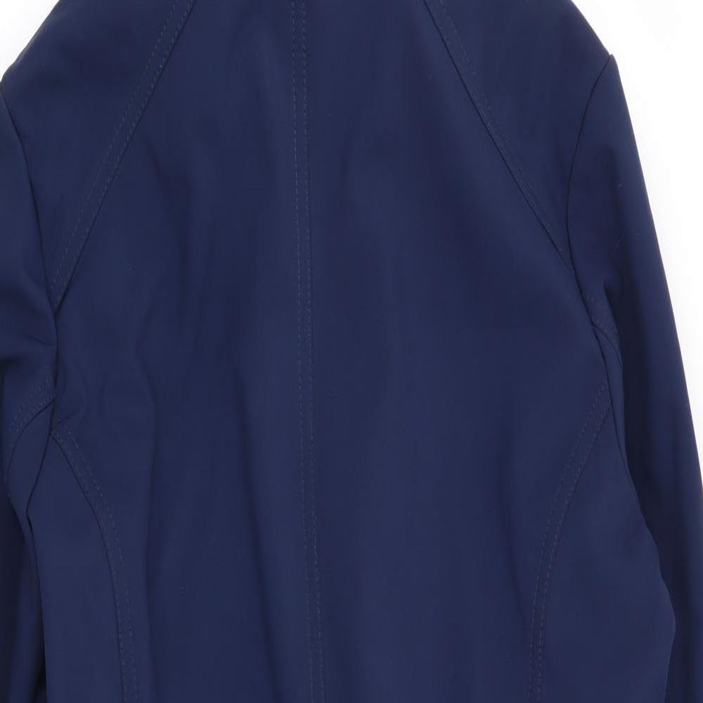 Jessica Simpson Womens Blue Overcoat Coat Size S