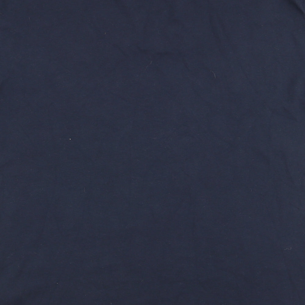 Topshop Womens Blue Basic T-Shirt Size 8