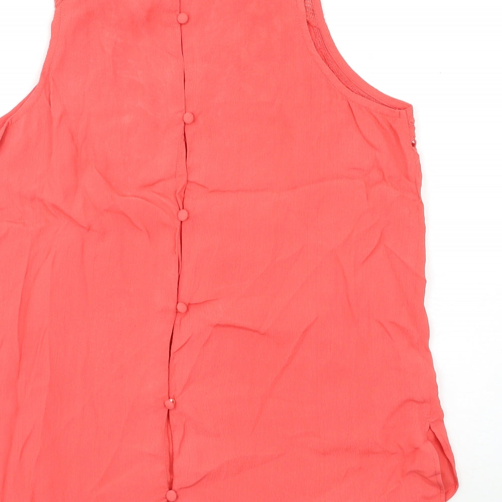 River Island Womens Pink Basic Tank Size 10