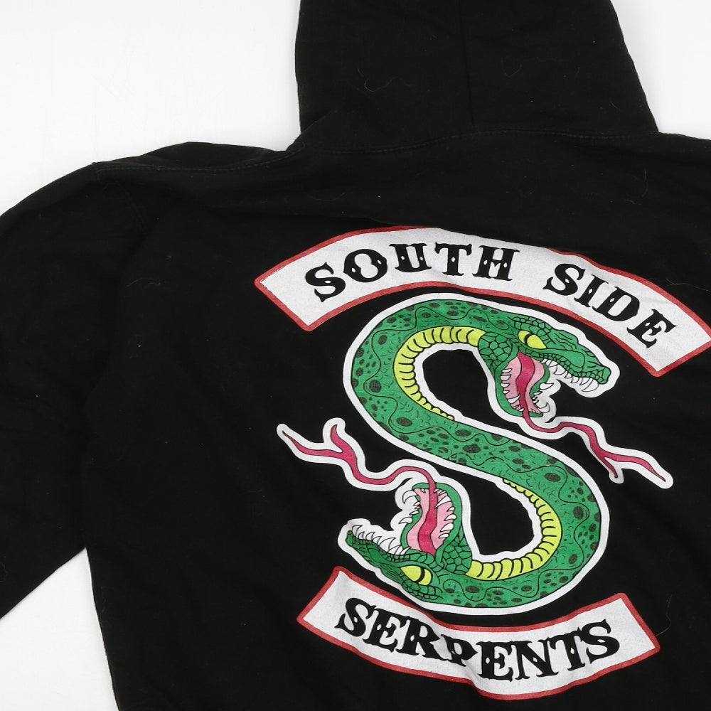 All We Do is Mens Black Jersey Pullover Hoodie Size M - southside serpents