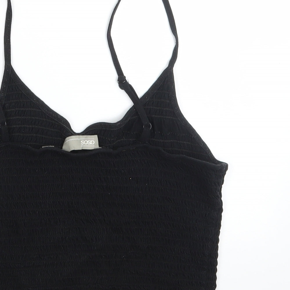 ASOS Womens Black Basic T-Shirt Size 10