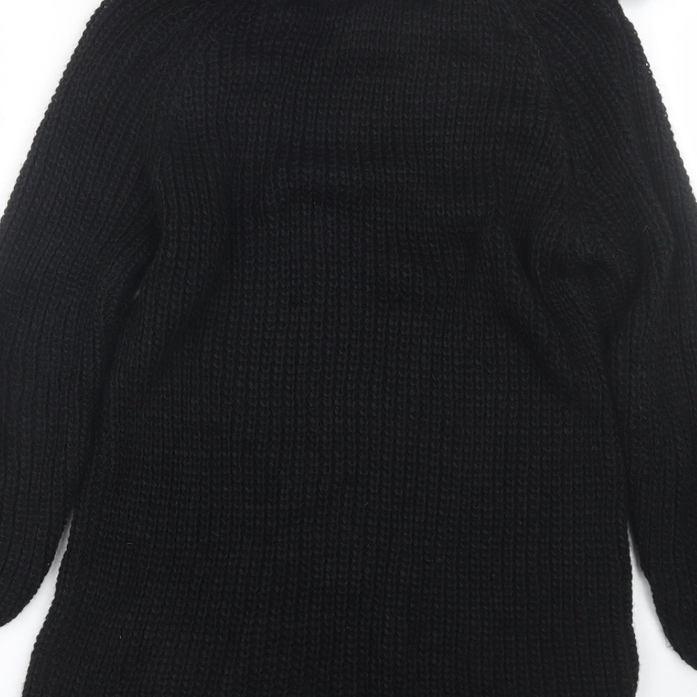 Preworn Womens Black Pullover Jumper Size S