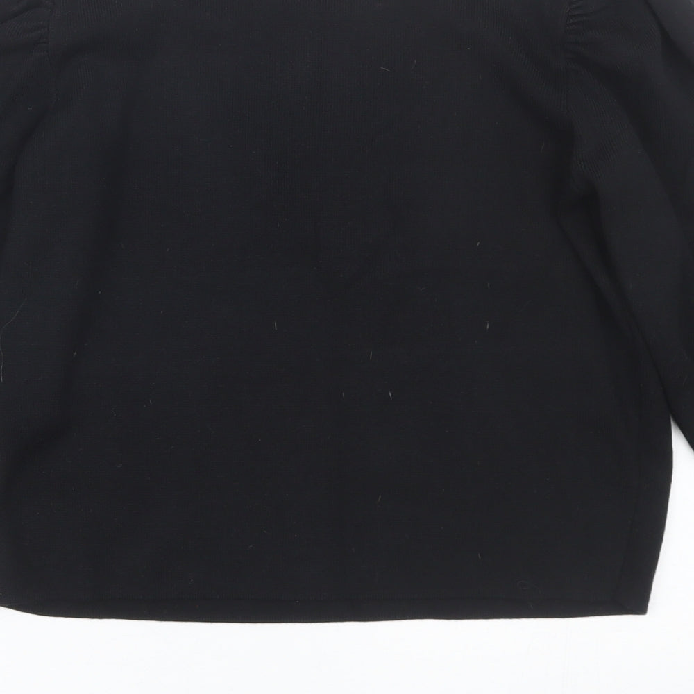 New Look Womens Black Pullover Jumper Size 8