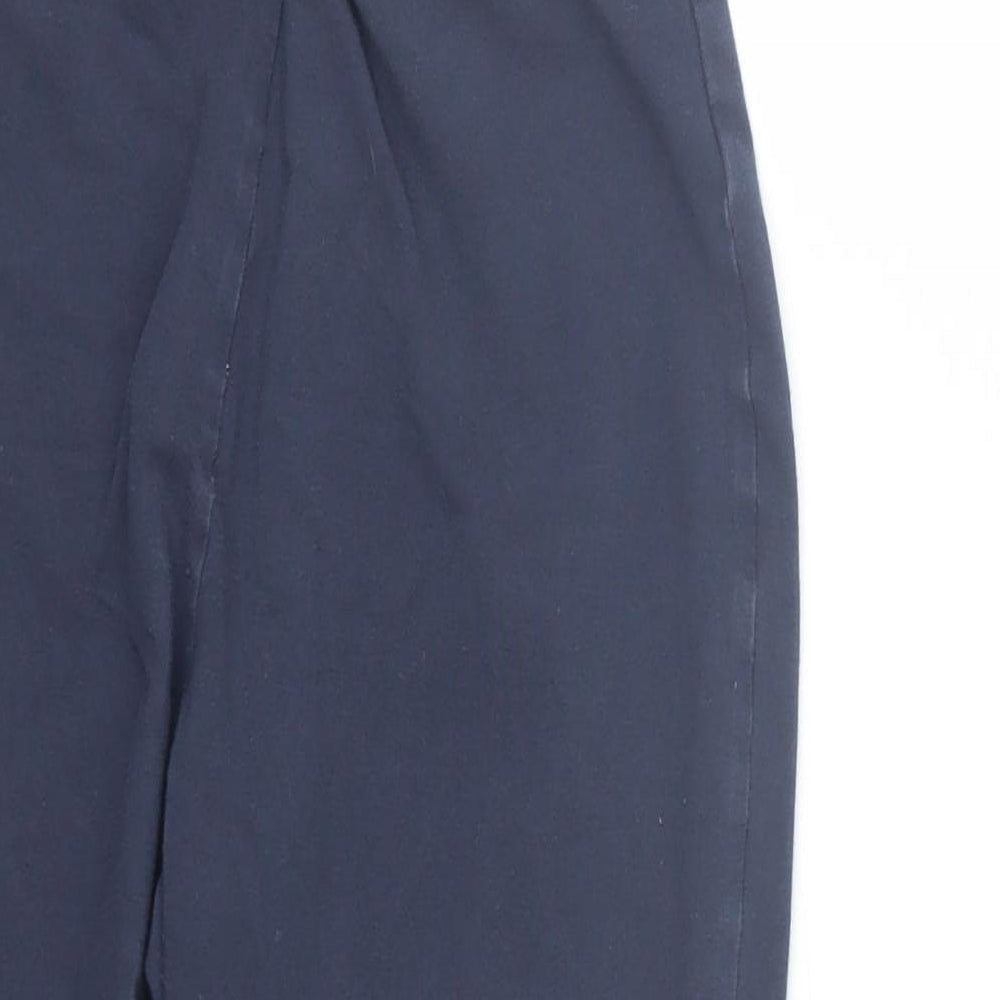 Leisurewear express Womens Blue Cropped Leggings Size S