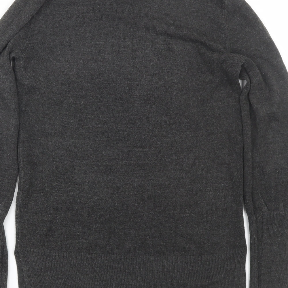 Marks & Spencer Womens Grey Pullover Jumper Size S