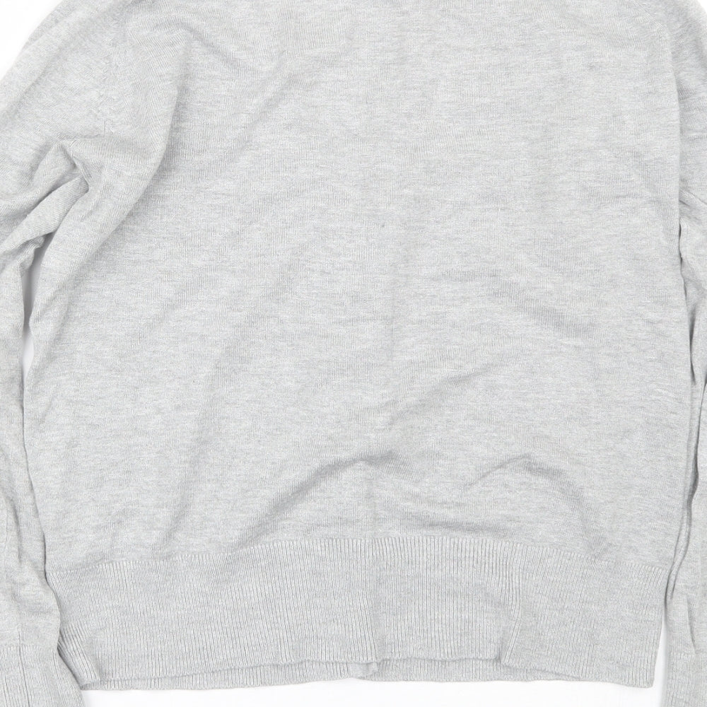 Dorothy Perkins Womens Grey Cardigan Jumper Size 12