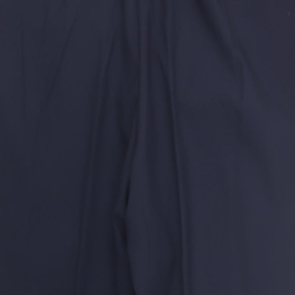 Marks & Spencer Womens Blue Carrot Trousers Size 16 L24 in