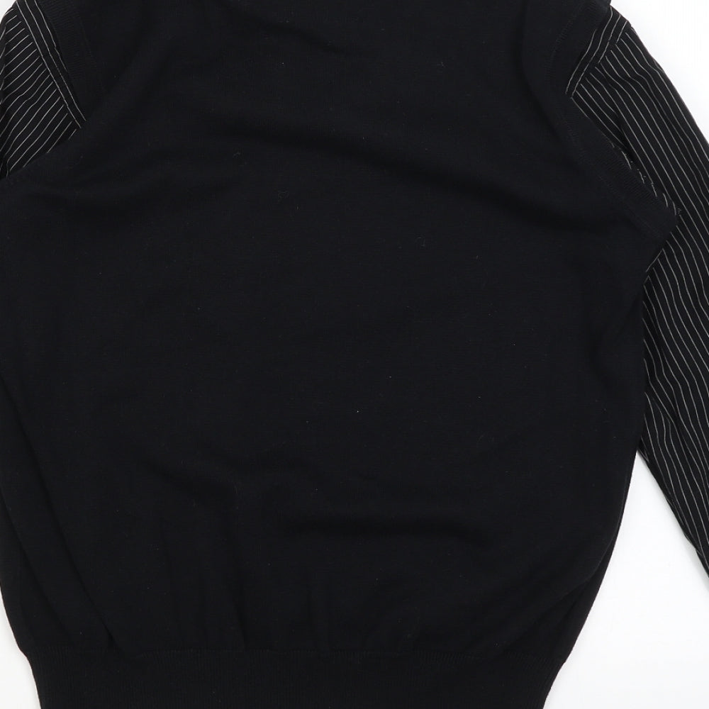 Preworn Mens Black Pullover Jumper Size M