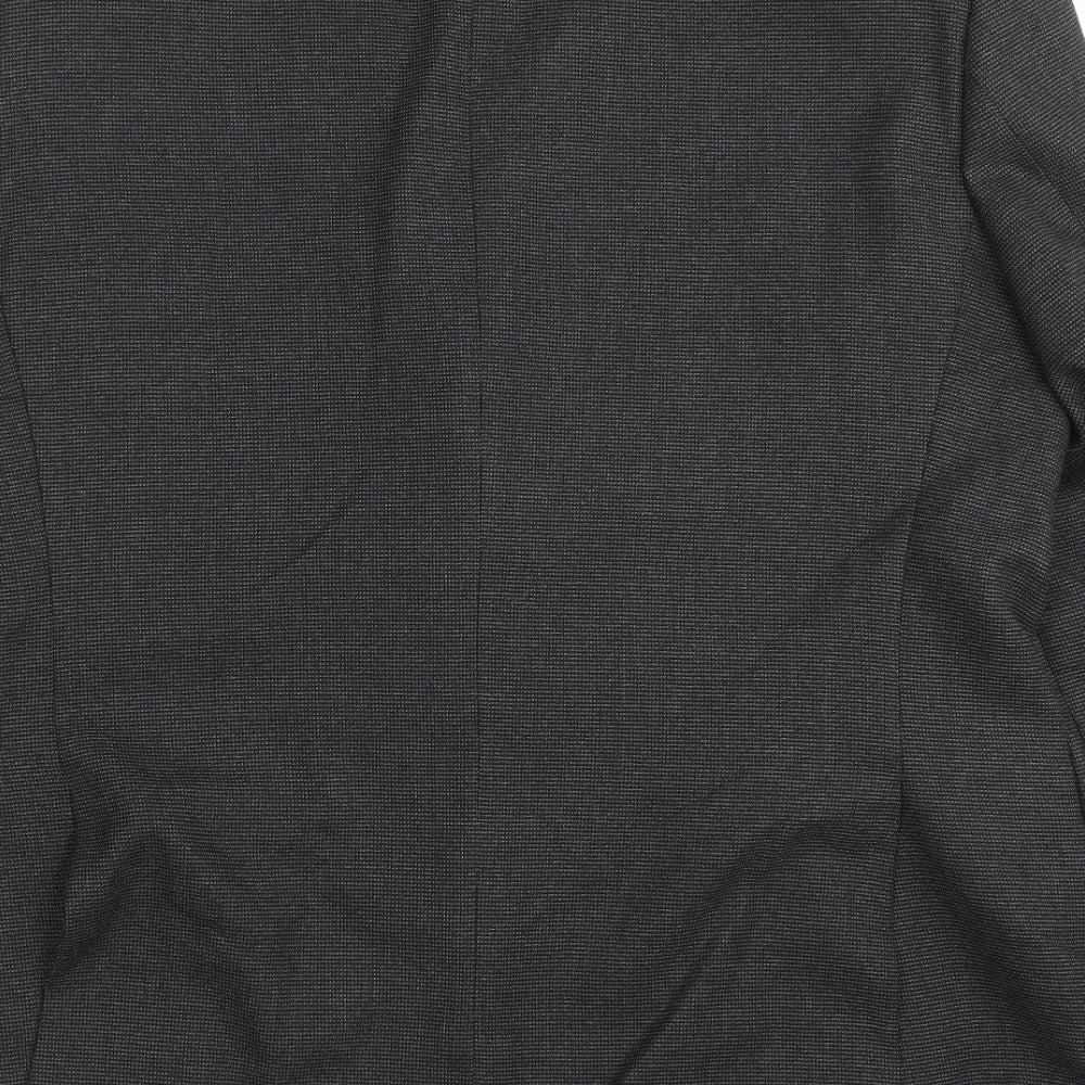 Charlton Gray Mens Grey Jacket Suit Jacket Size 46