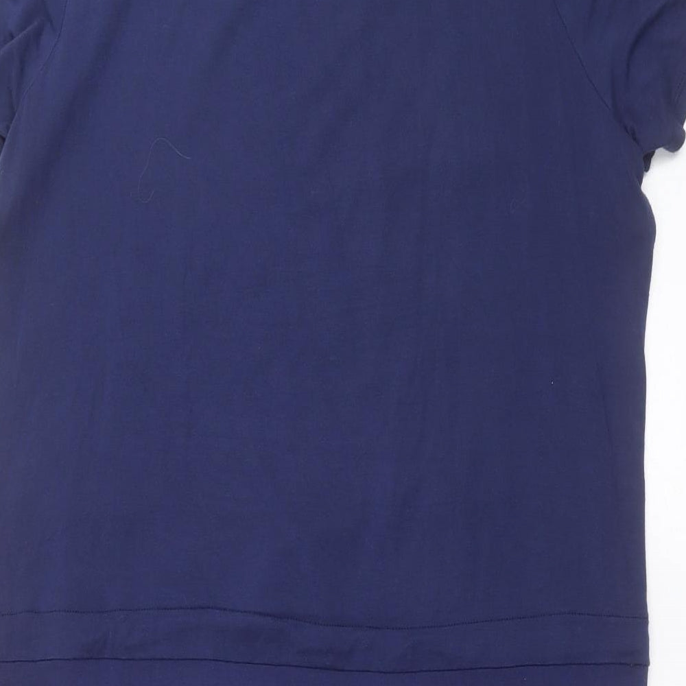 La Redoute Womens Blue Polka Dot T-Shirt Dress Size 12