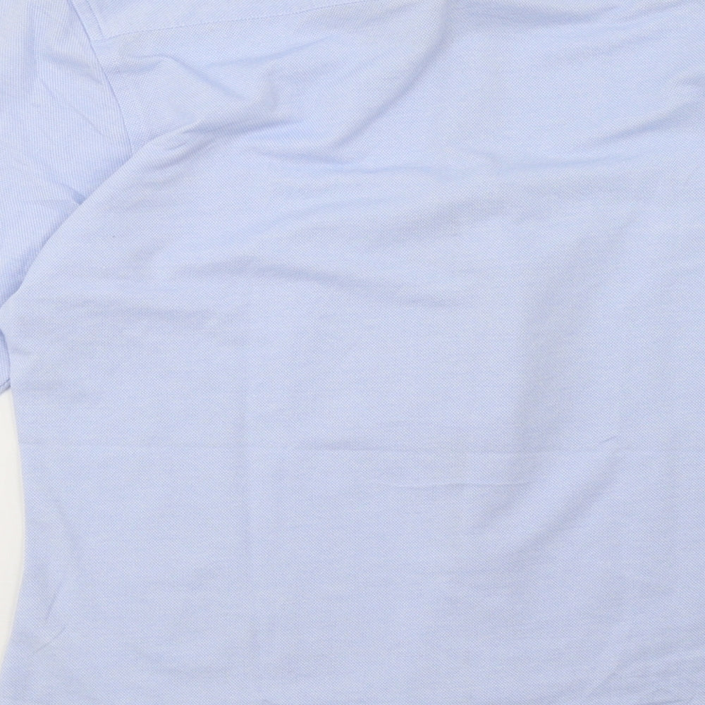 Harry Brown Mens Blue Button-Up Size S