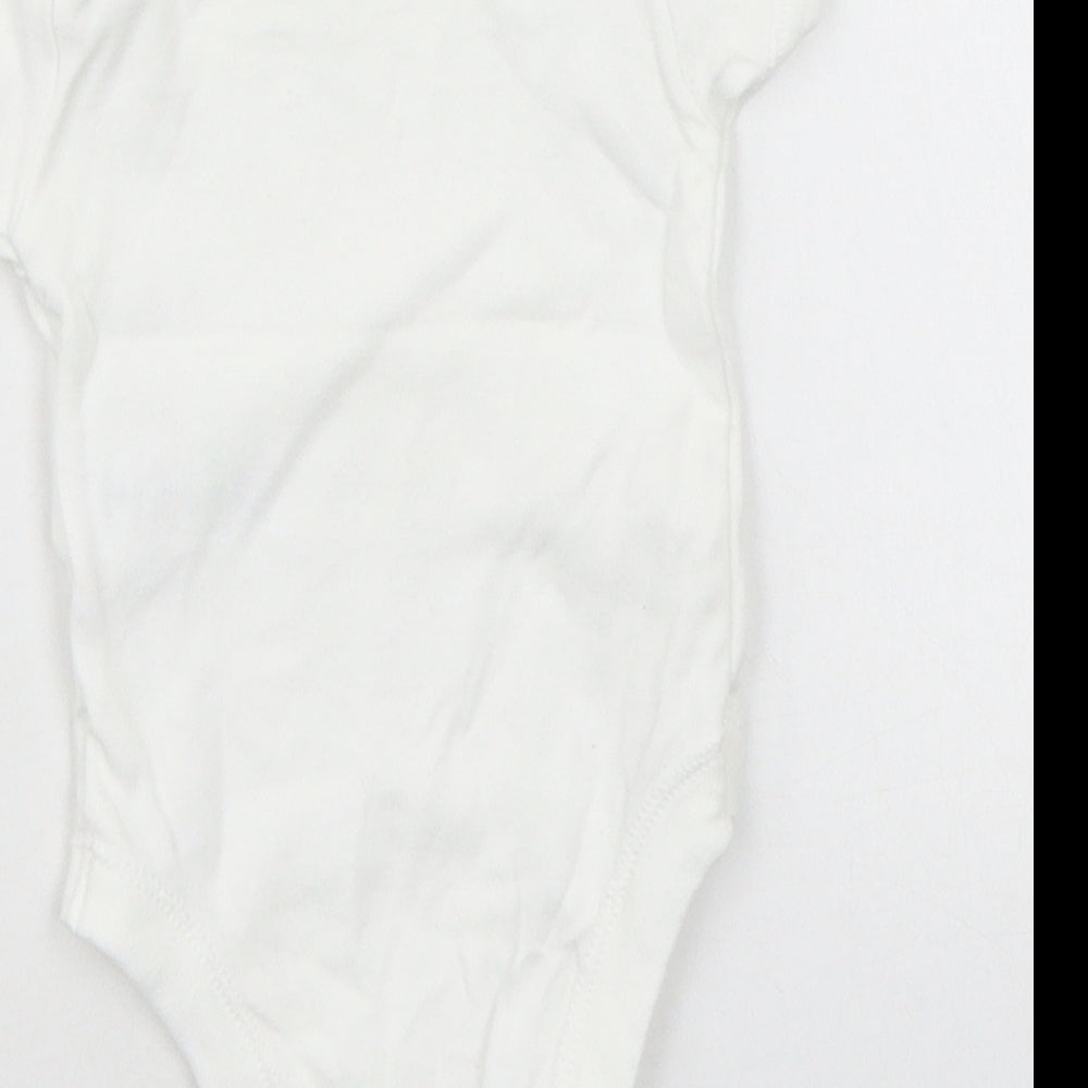Matalan Baby White Babygrow One-Piece Size Newborn