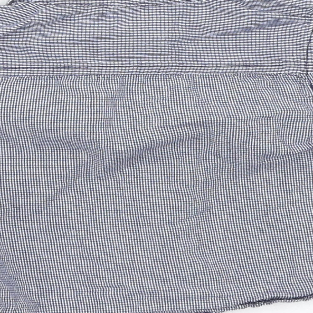 m Boys Blue Basic Button-Up Size 6-9 Months